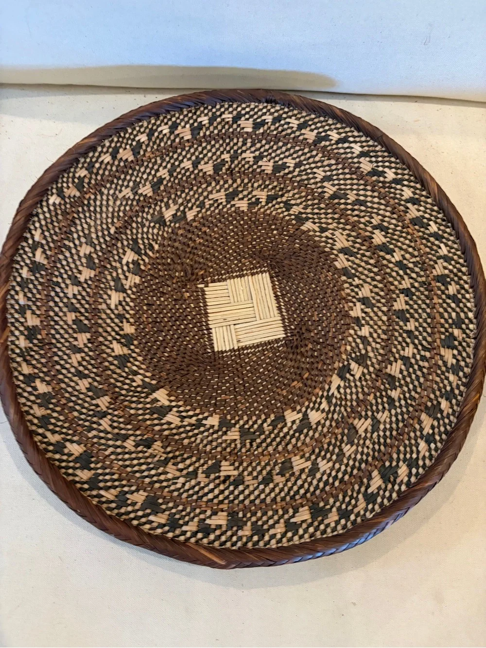 NEW Africa Woven Basket. Made by the Binga people of Zambia/Zimbabwe
